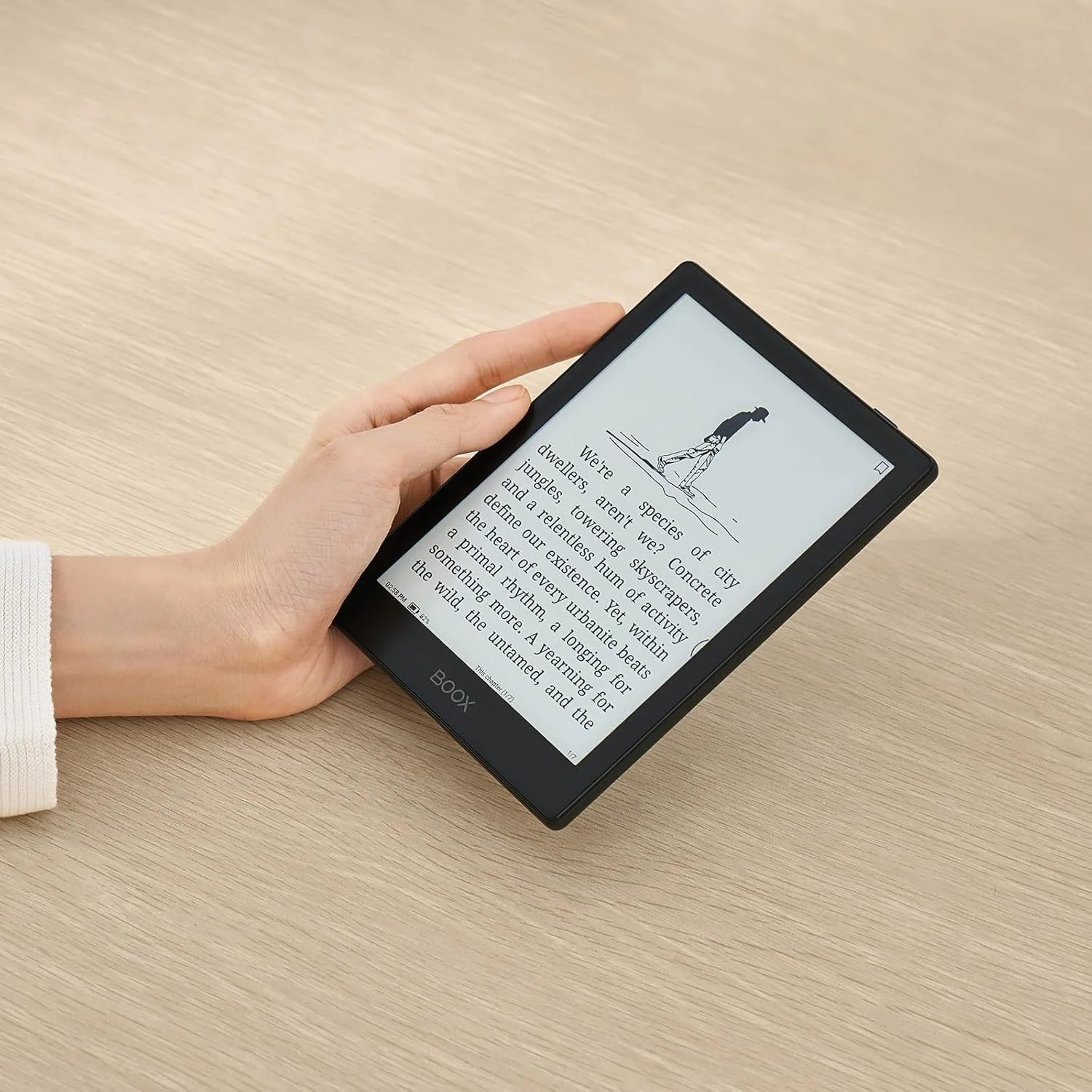 Електронна книга 6'' Onyx BOOX Go 6 2 / 32ГБ / Android 11 / Wi-Fi / Bluetooth / MicroSD / Кольоровий сенсорний E-Ink екран / 1448 × 1072 / Налаштовувана яскравість / Чорний, фото №4