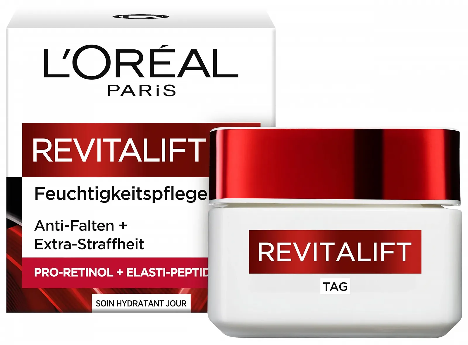 Зволожуючий денний крем L'Oréal Paris Revitalift з про-еластином та бджолиним воском 50 мл, фото №1