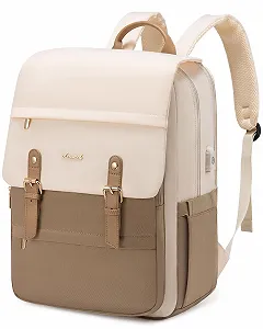Рюкзак для ноутбука LOVEVOOK Vintage 17" Beige & Coffee - Фото 1
