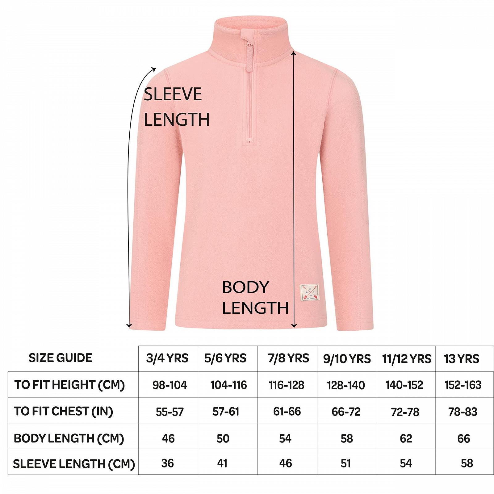 Пуловер Blu Apparel Детский 1/4 Zip Тяжелый для походов, школы, кемпинга, флисовый джемпер, половина молнии, фото №4