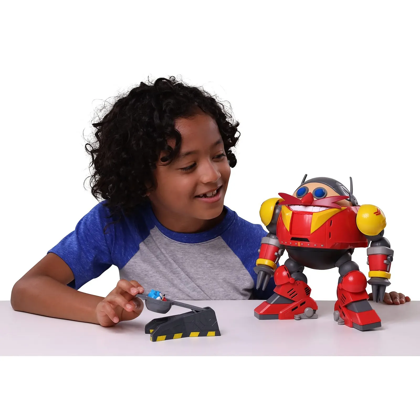 Игровой набор Giant Dr. Eggman Robot Battle Set 22 см с фигуркой Sonic 6 см, фото №4