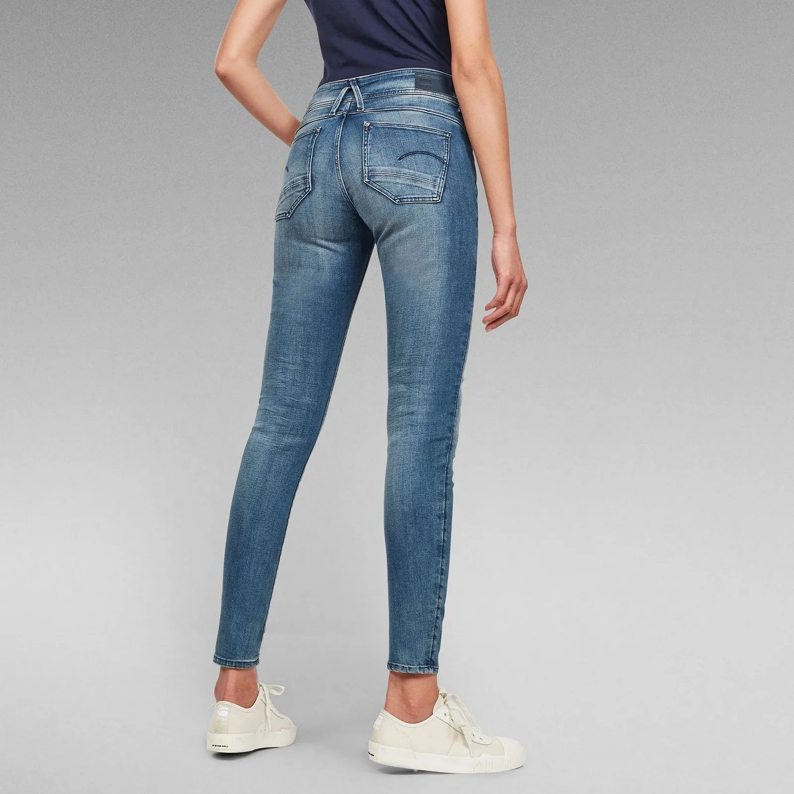 Жіночі джинси G‑STAR RAW Lynn Mid Skinny Antic Blue - 28, фото №2 Жіночі джинси G‑STAR RAW Lynn Mid Skinny Antic Blue - 28, фото №2