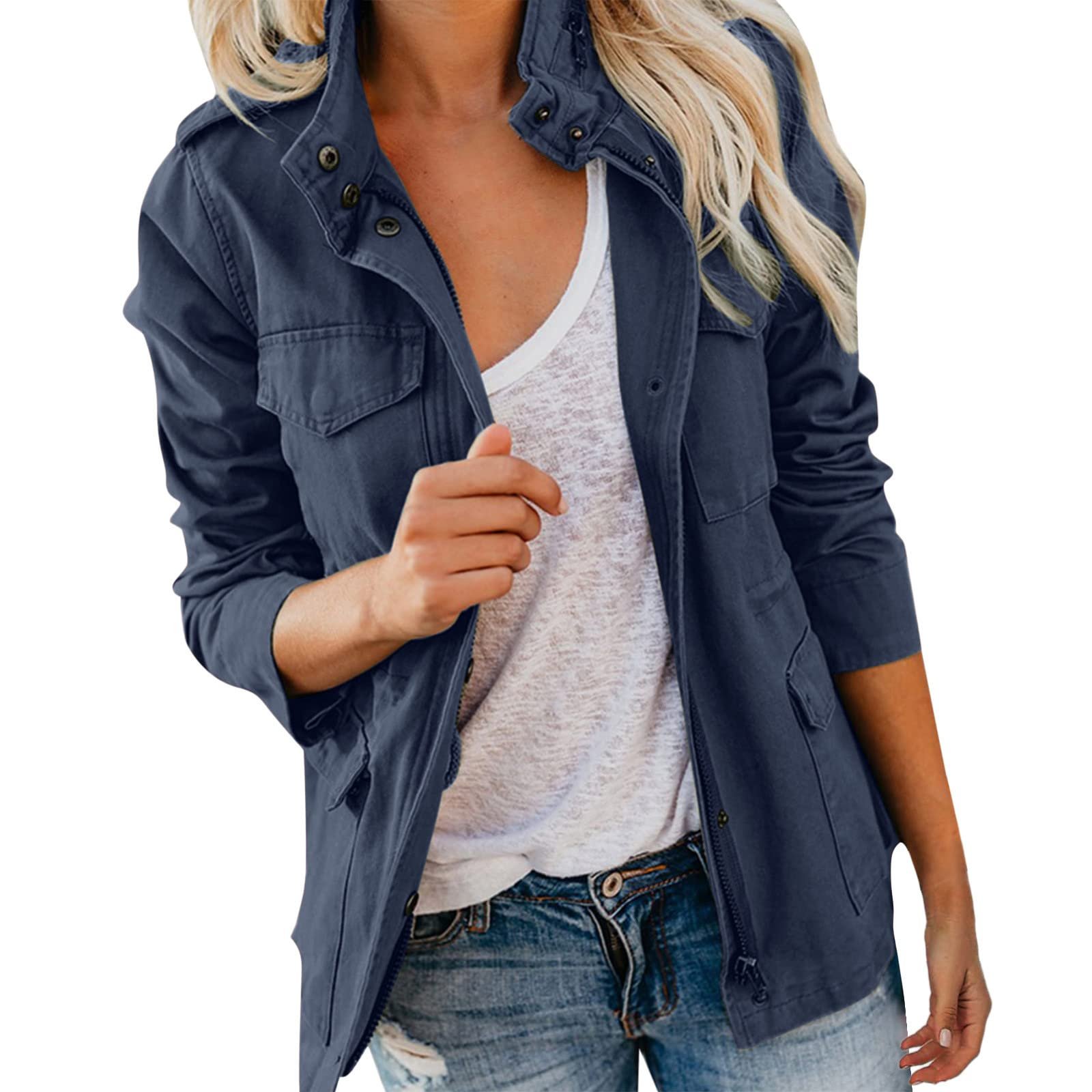 Переходная Куртка Женская Blouson Легкая Летняя Куртка Весенняя Куртка Тренч Короткая Женская Куртка Короткое Пальто Женская Куртка Элегантные Куртки Generisch, фото №1