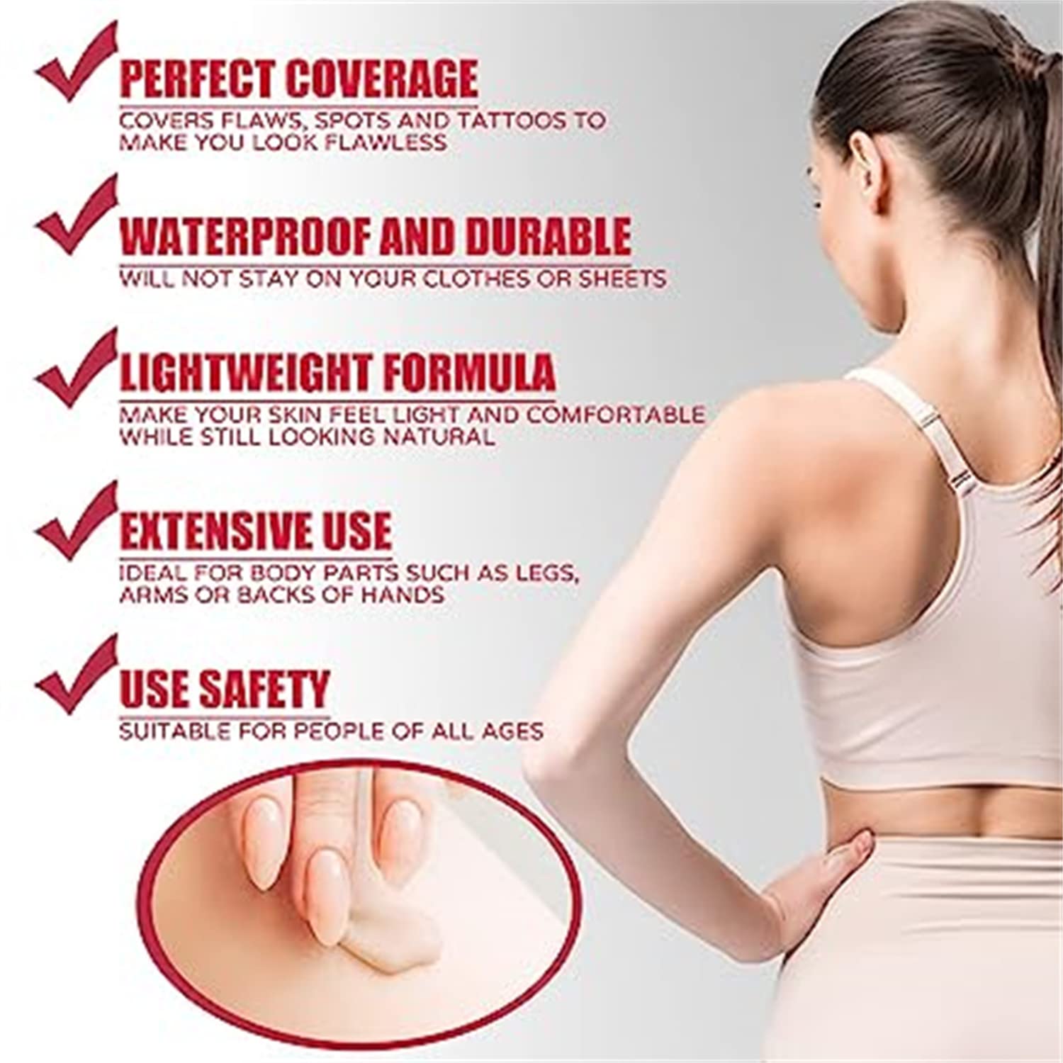 Тональний крем Body Full Coverage Natural 1 шт., фото №7