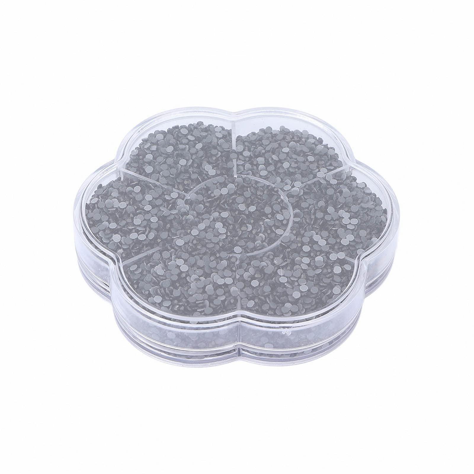 Стрази Emoshayoga Hotfix 14400 шт, прозоре скло, Чорний S601, фото №4