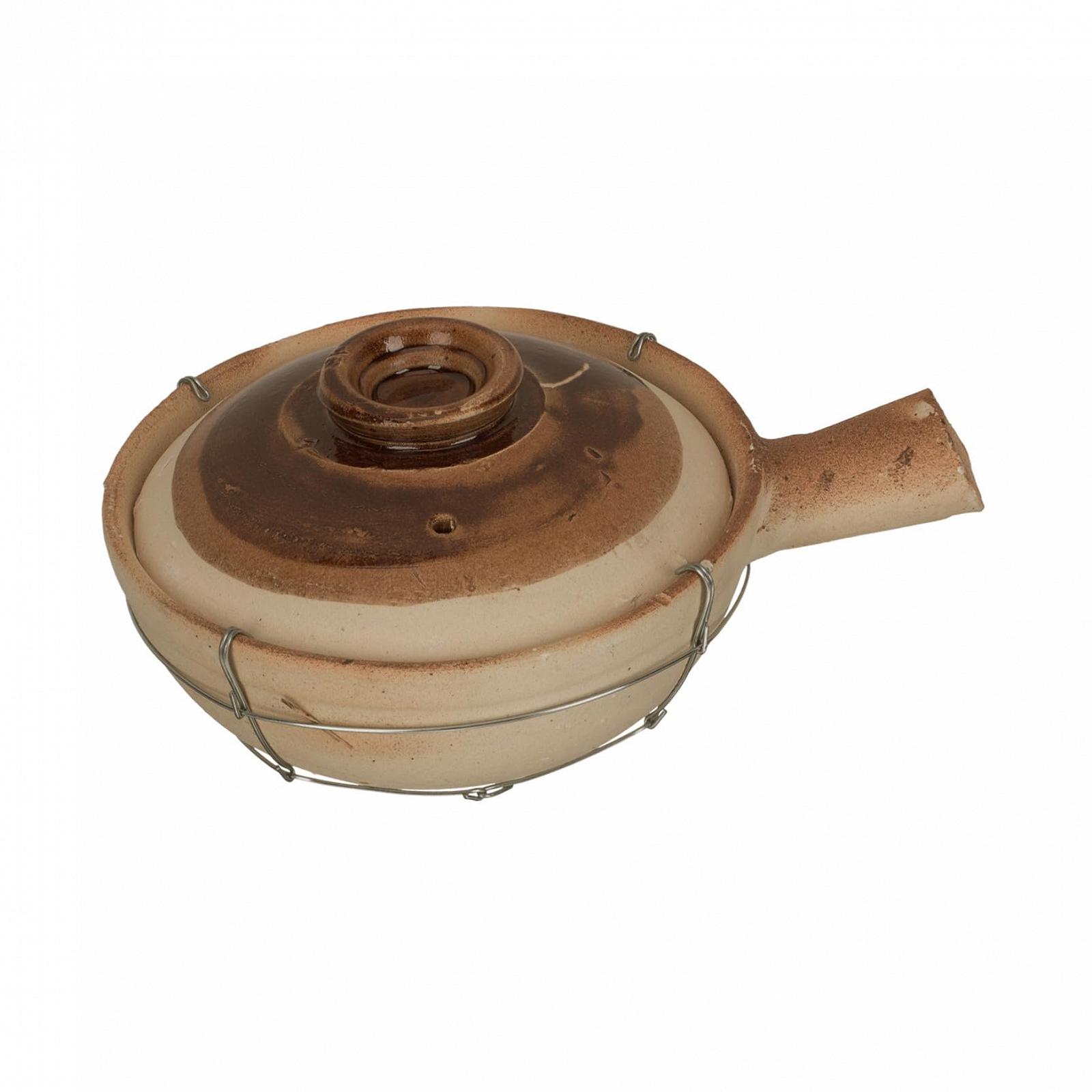 Кастрюля керамическая VICASKY с крышкой и пароотводом 0,5 л, фото №1