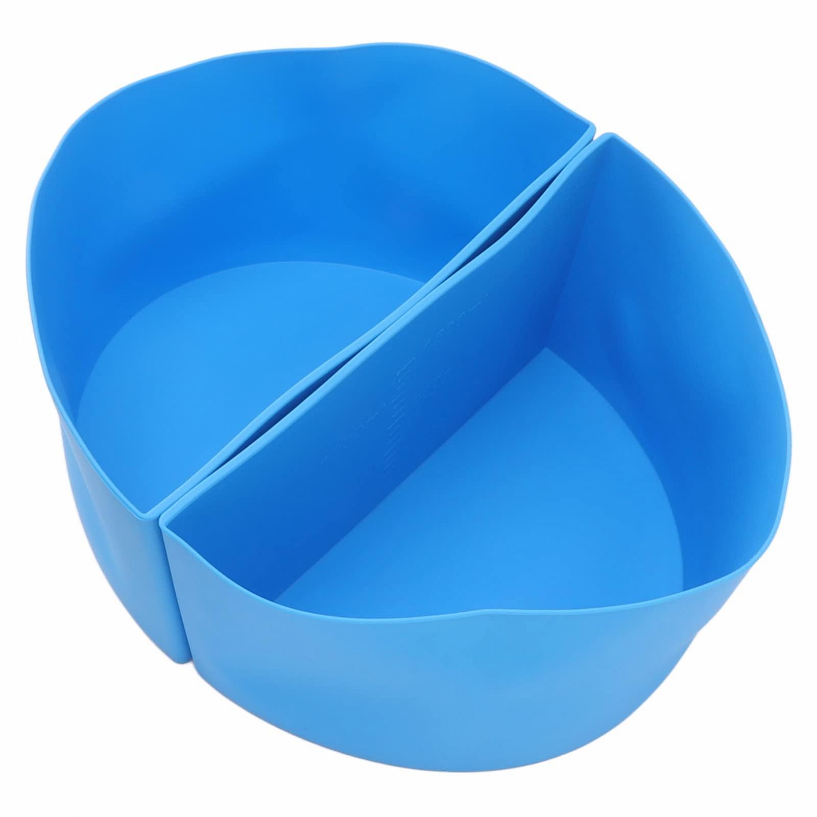 Вставка для медленноварки Silikon 6 QT Силиконовая синяя, фото №4