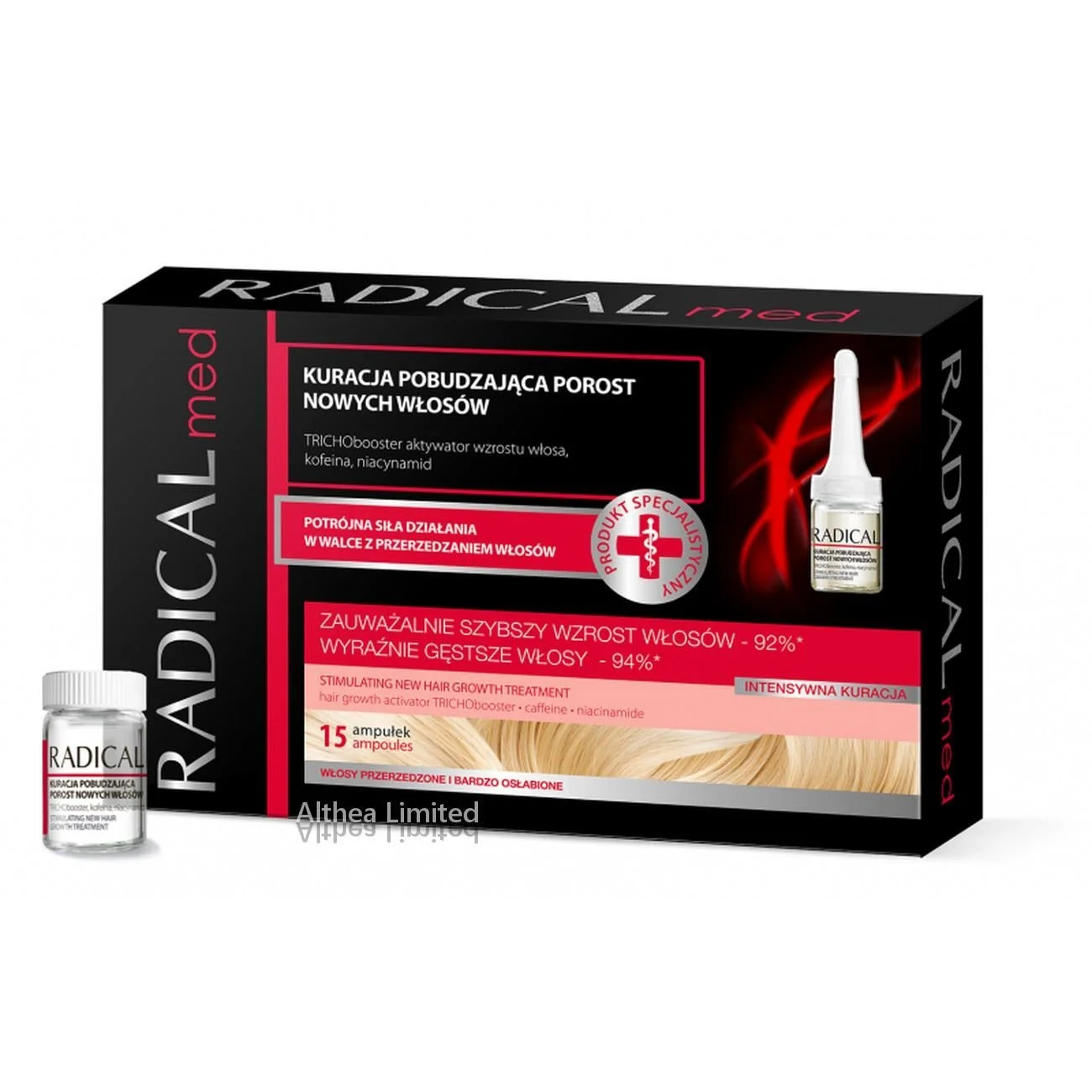 Засіб для стимуляції росту волосся Ideepharm Radical MED 15x5мл, фото №1