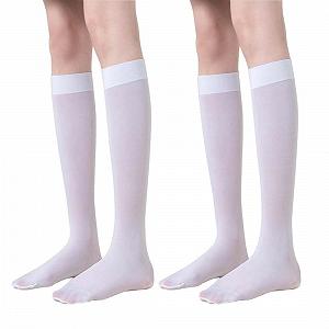 Женские гольфы AYV, поддерживающие чулки, нейлоновые чулки, женские чулки, компрессионные чулки, летние женские компрессионные чулки (белые), белый - Фото 1