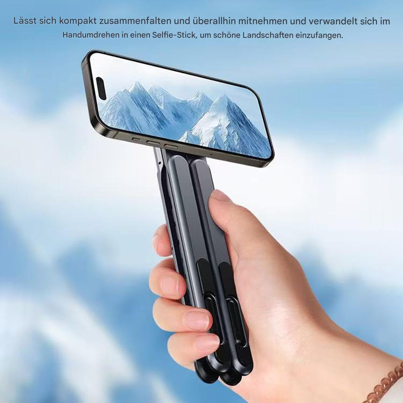 Подставка для планшета Настольная | Магнитная складная легкая подставка для ноутбука и планшета - Магнитный держатель для мобильных телефонов - Для путешествий Офиса Открытый закрытый стол Домашний, фото №9