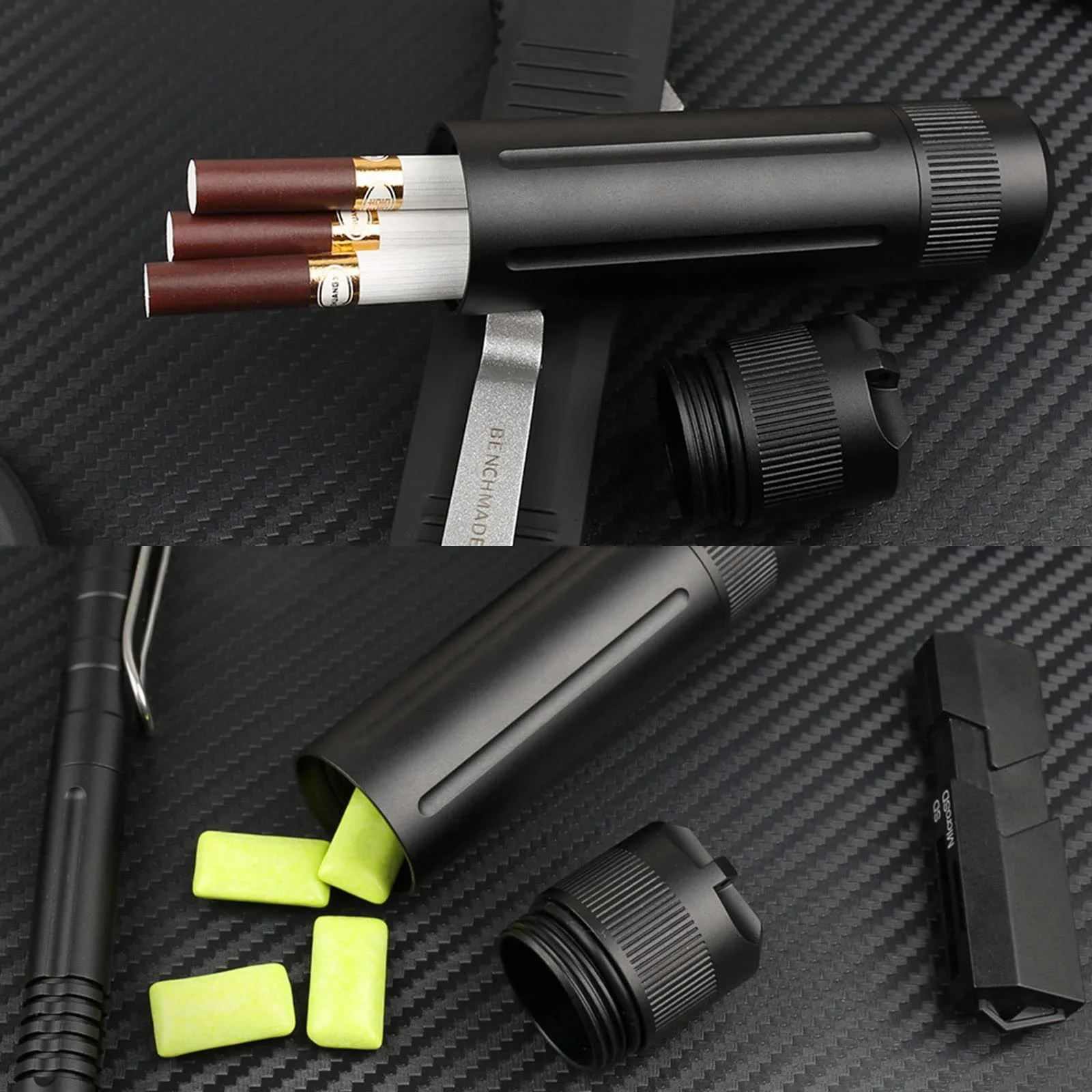 Кейс для EDC аксесуарів TONYFY Алюмінієвий герметичний, брелок, таблетниця, водонепроникна, фото №4