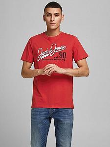 Футболка JJELOGO TEE SS O-NECK 2 COL SS21 NOOS 12180867 True Red Jack&Jones Червоний S - Фото 1