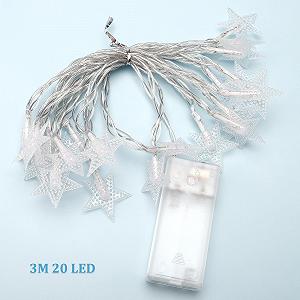 Гирлянда ENLACE Звезды 3 м, 20 LED, теплый белый synthetic.ua - Фото 1