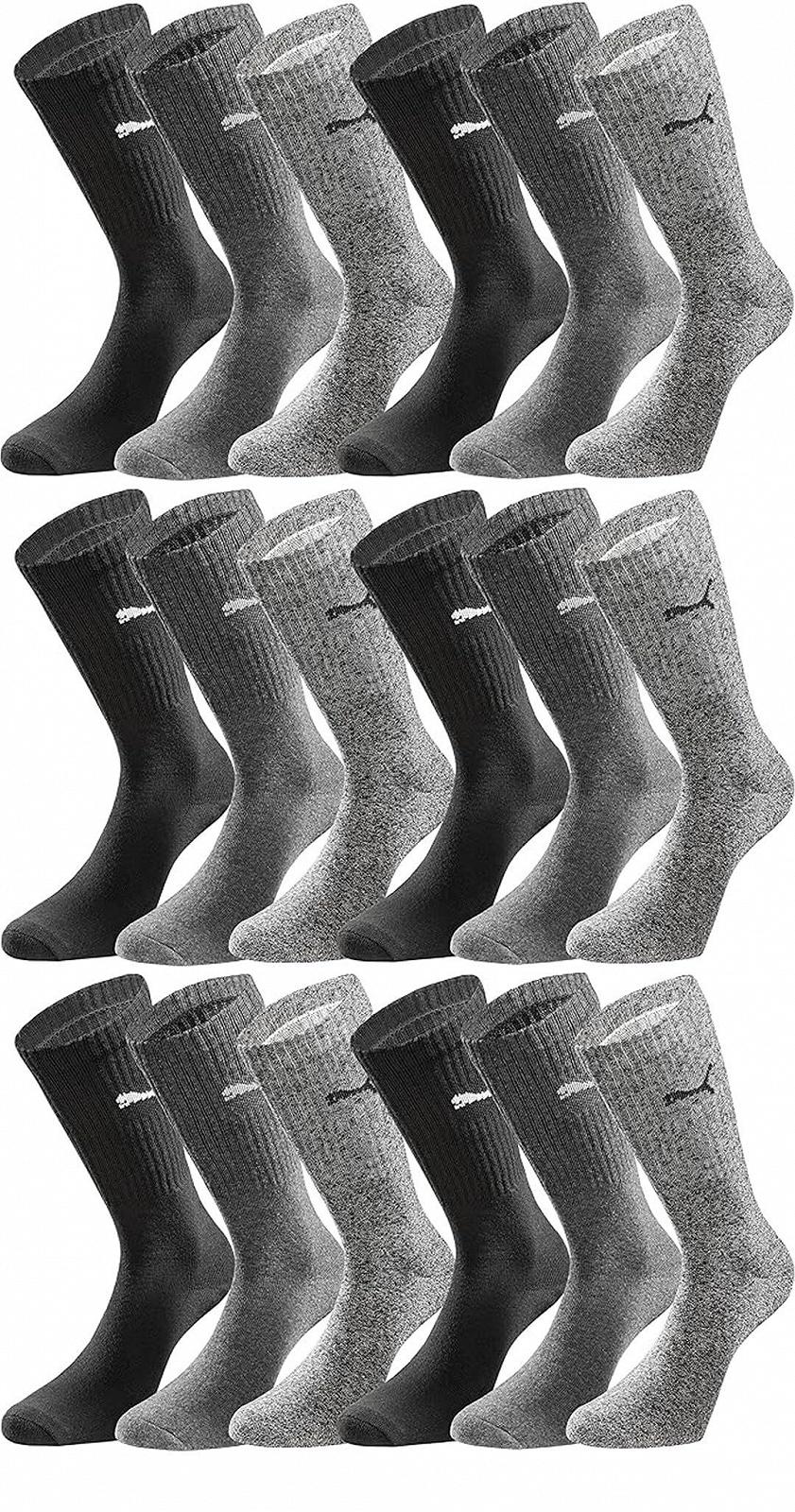 Носки PUMA Cush Crew Спортивные Теннис Унисекс 18 пар, фото №1