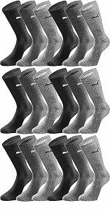 Носки PUMA Cush Crew Спортивные Теннис Унисекс 18 пар - Фото 1