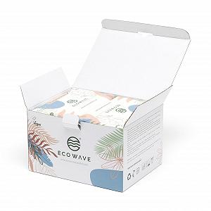 Детские салфетки Eco Wave из бамбука, компостируемые, без запаха, гипоаллергенные, веганские, без спирта, для чувствительной кожи (6 упаковок) synthetic.ua - Фото 1