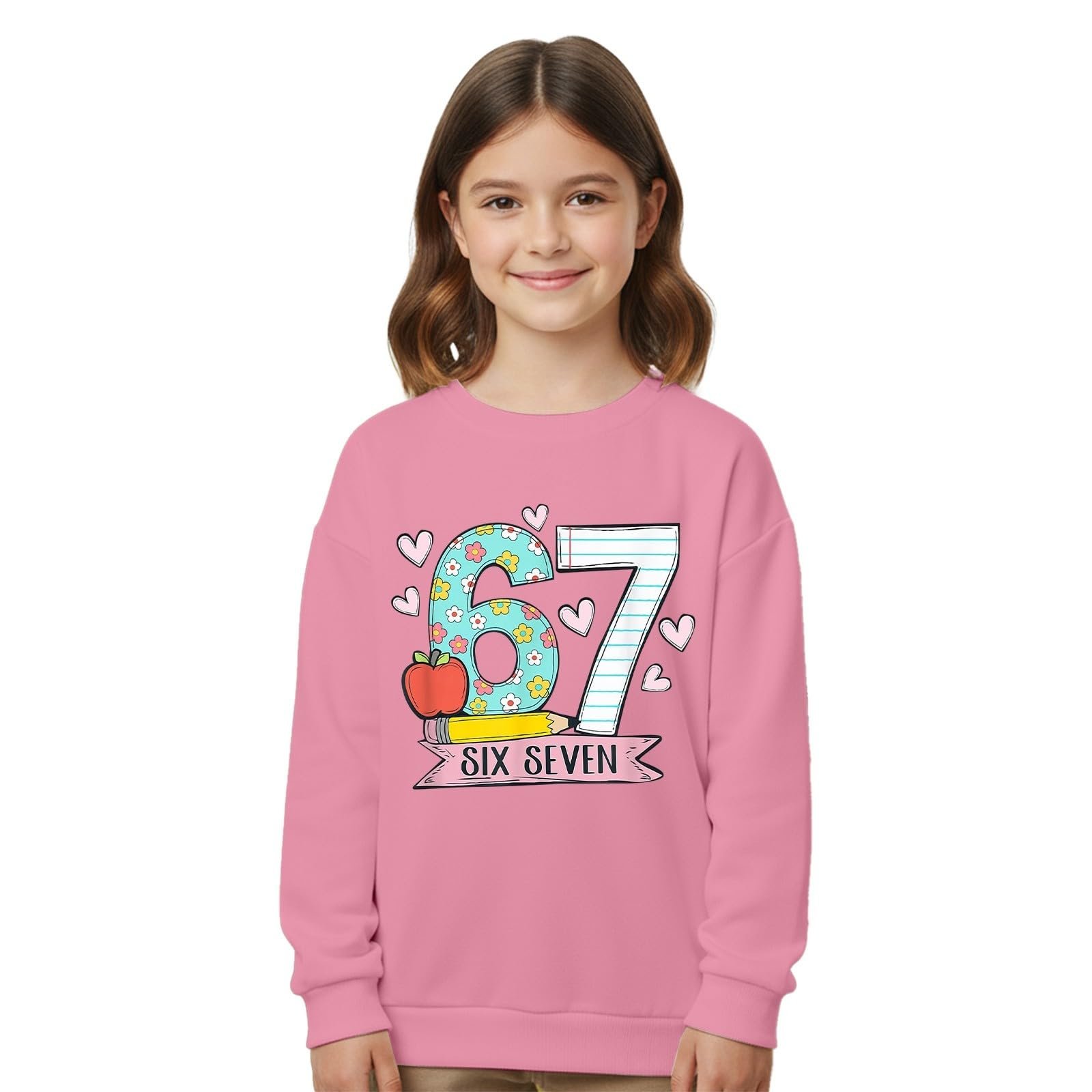 Sweatshirt Generisch 67 Pattern Дитячий світшот з довгими рукавами, фото №6