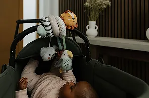 Спіраль Nuby Animal Adventure Іграшка для коляски 0+ місяців synthetic.ua - Фото 1