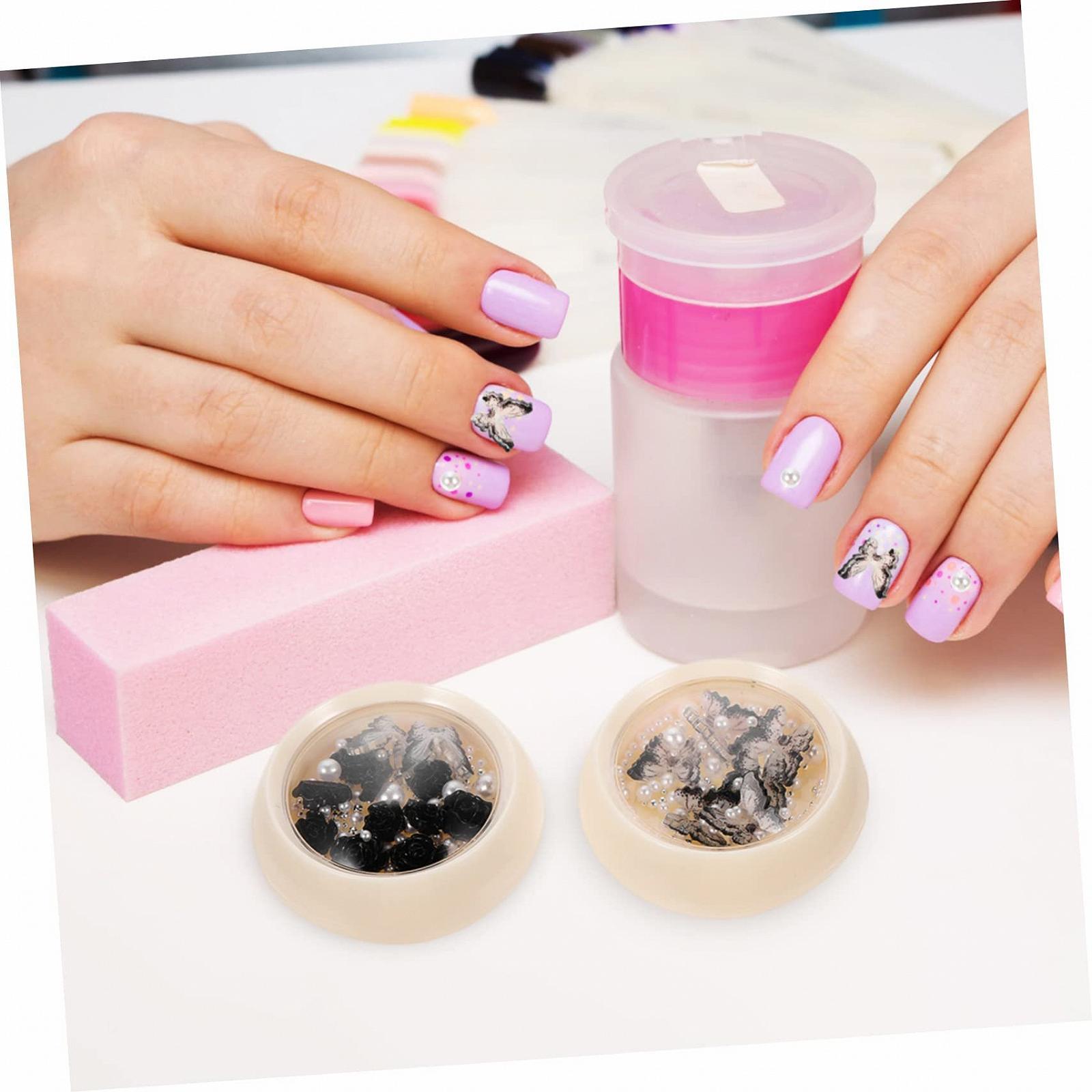 Прикраса для нігтів Boxen, стрази та квіти для творчого дизайну нігтів, фото №8