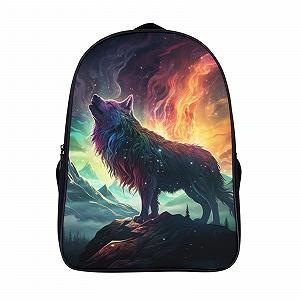 Школьный Рюкзак DPEOANEBN Wolf для Девочек Подростков, Школьный Ранец для Начальной Школы, Детская Школьная Сумка, Повседневные Рюкзаки - Фото 1