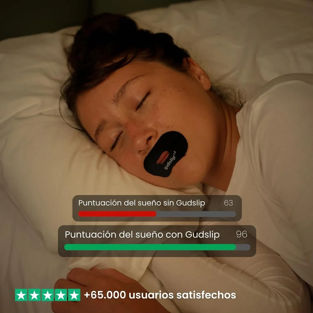 Полоски для рта GudSlip 30+ 6 полосок Гипоаллергенный адгезив для содействия носовому дыханию, уменьшает храп и улучшает качество сна. Удобны и безопасны для ночи., фото №3