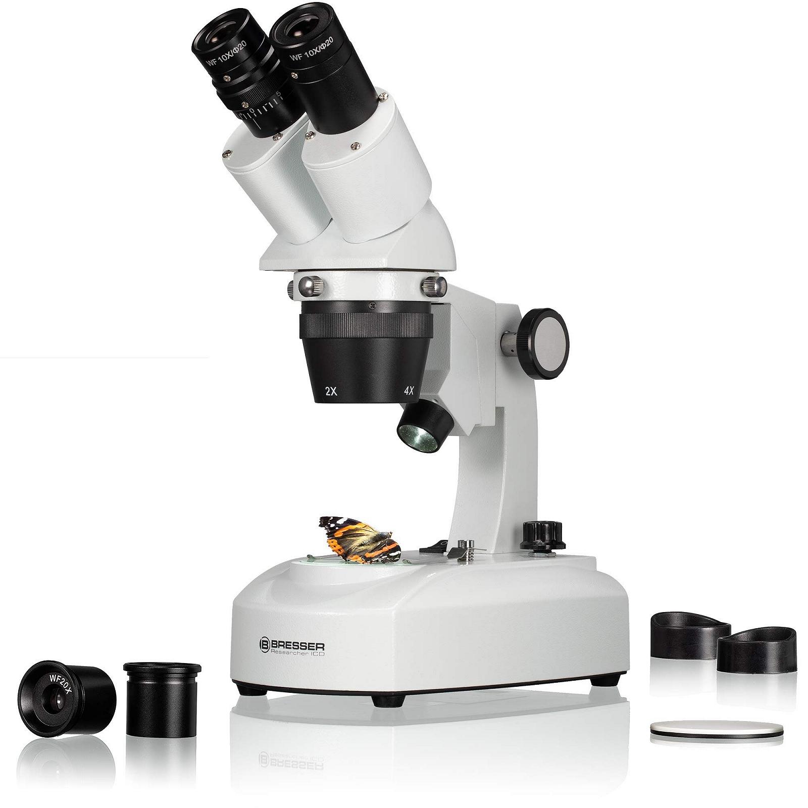 Мікроскоп Bresser Researcher ICD LED 20x-80x, фото №3