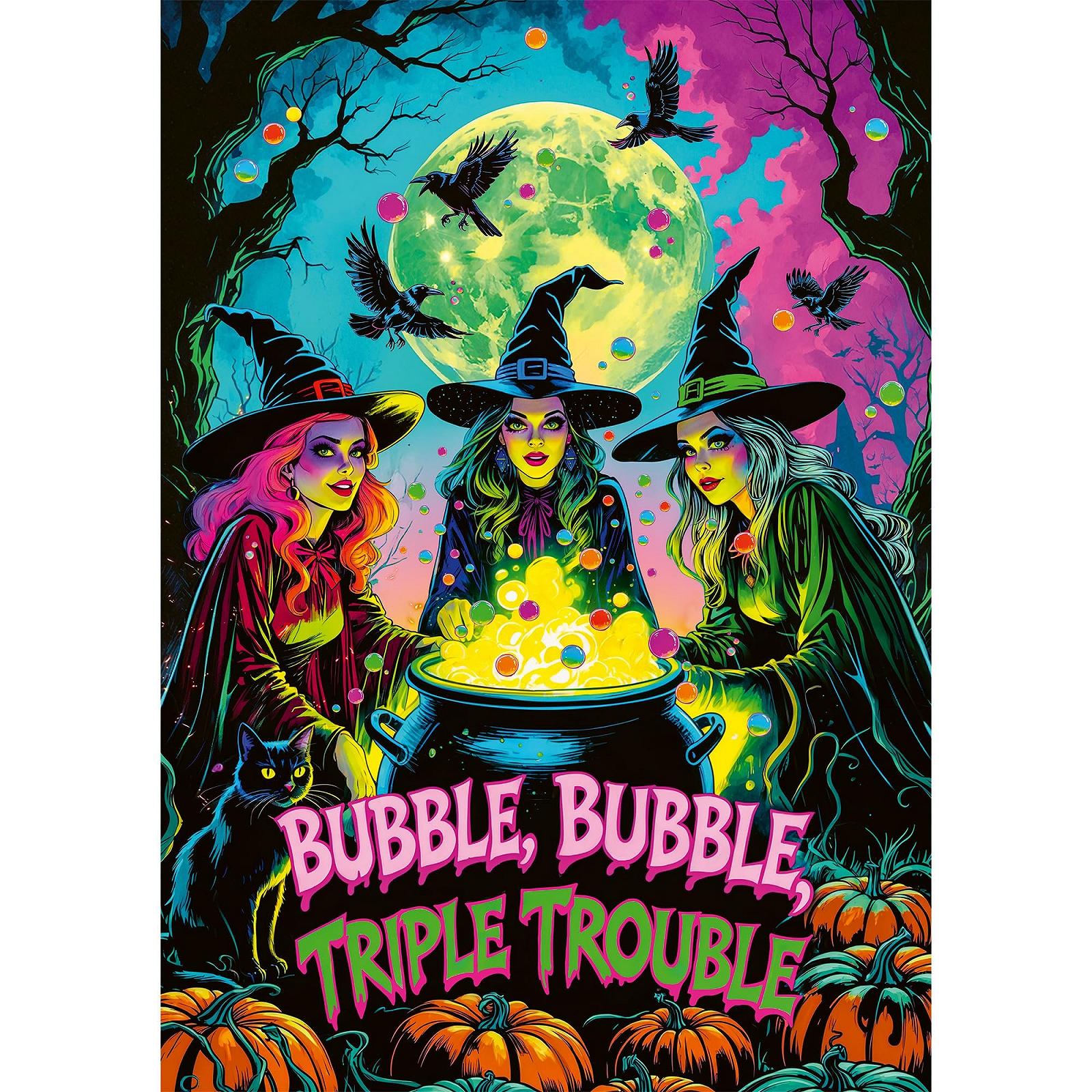 Пазл Trefl Premium Plus Quality Hall of Horror Witches 1000 елементів, фото №2