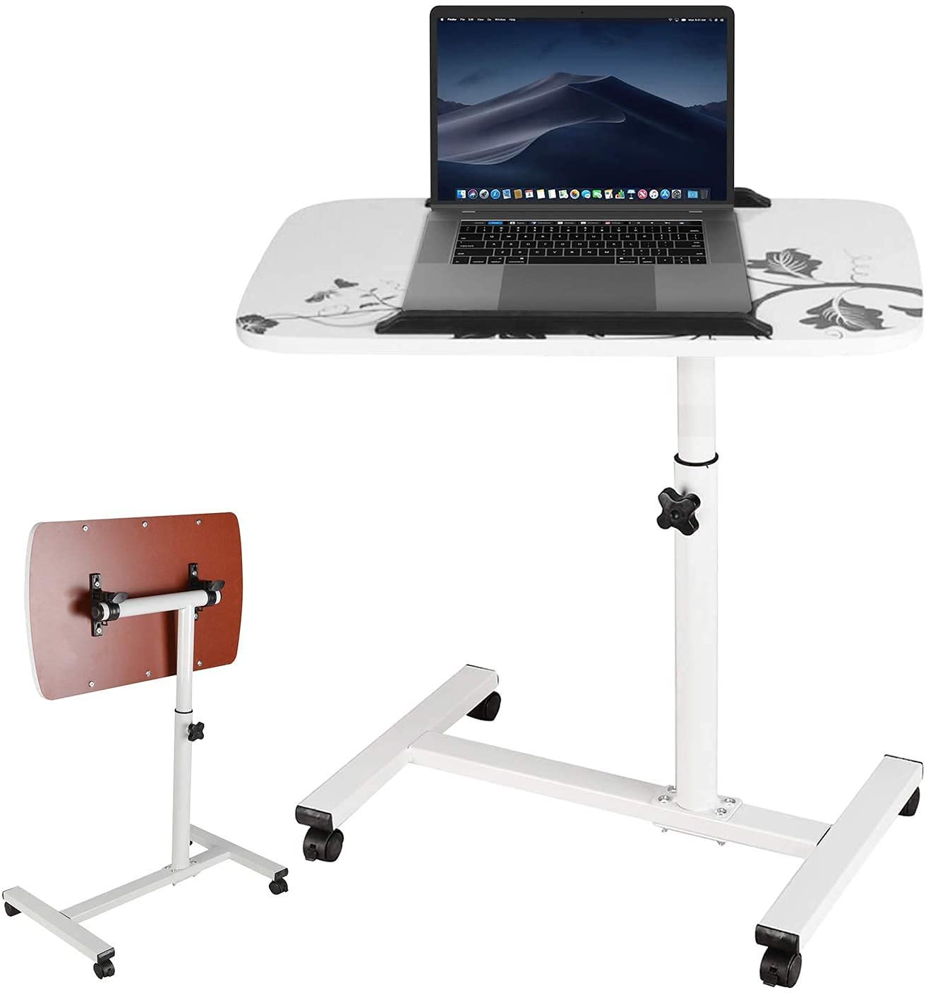 Столик MorNon с регулируемой высотой на колесиках, прикроватный столик, рабочий стол, многофункциональный стол, чертежный стол, регулируемый угол наклона, металлический каркас, 69-90 см, фото №1 Столик MorNon с регулируемой высотой на колесиках, прикроватный столик, рабочий стол, многофункциональный стол, чертежный стол, регулируемый угол наклона, металлический каркас, 69-90 см, фото №1