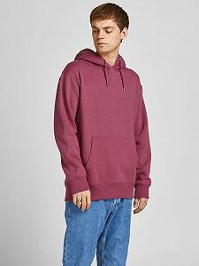 Світшот Jack&Jones SWEAT HOOD NOOS 12161145, Бордовий, XXL - Фото 1