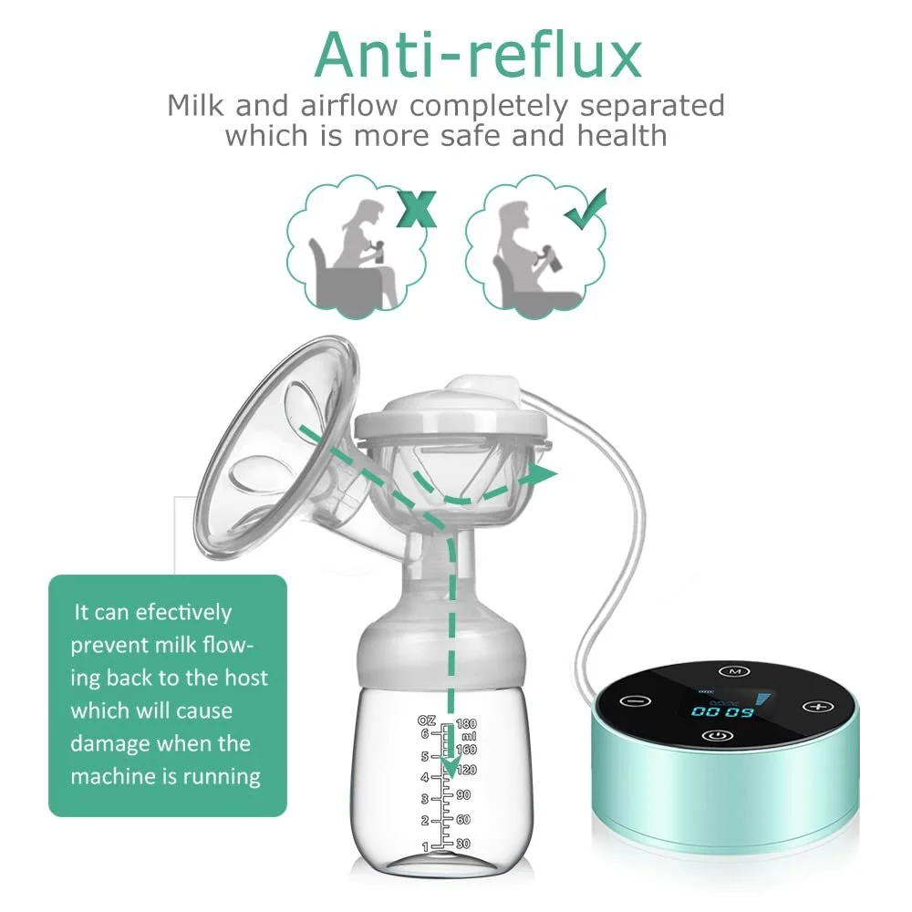 Молокоотсос PiAEK электрический двойной, 3 режима, 10 уровней всасывания, аккумуляторный, фото №5 Молокоотсос PiAEK электрический двойной, 3 режима, 10 уровней всасывания, аккумуляторный, фото №5