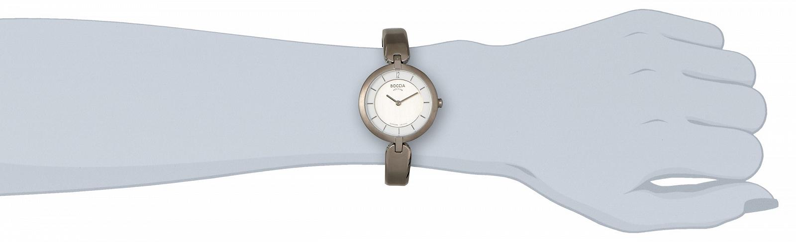 Женские титановые часы Boccia 3164-01 Серебряный/серебряный Браслет, фото №2 Женские титановые часы Boccia 3164-01 Серебряный/серебряный Браслет, фото №2
