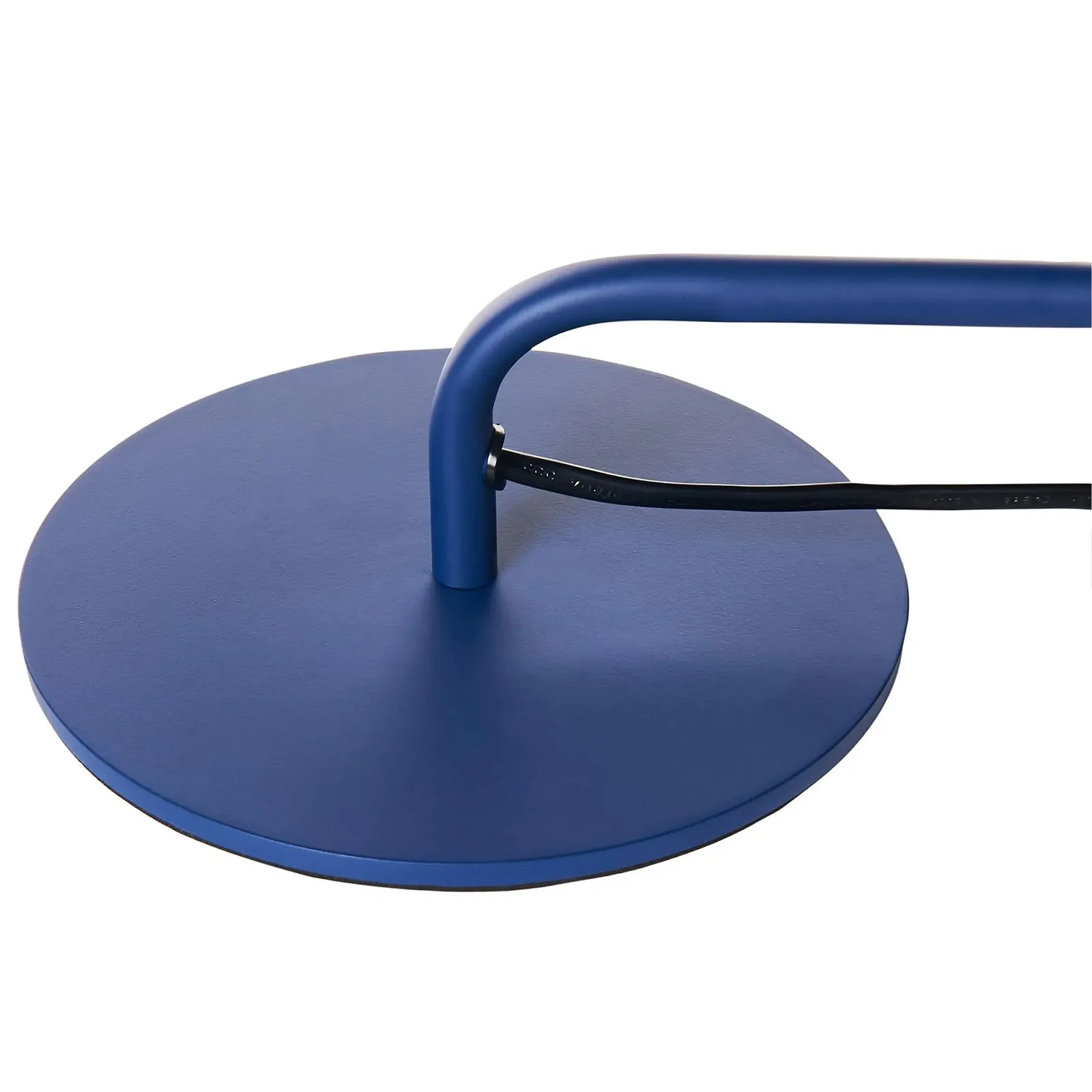 Настільна лампа Rimava сучасна залізна кругла з регульованим абажуром Темно-синя матова, фото №6