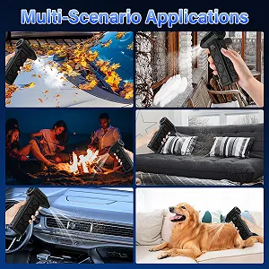 Електрична повітродувка 2025 New Model 180000 RPM 4 швидкості з ліхтариком synthetic.ua - Фото 1