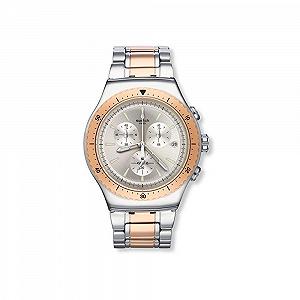 Кварцевые цифровые часы Swatch мужские, нержавеющая сталь, ремешок YOS452G - Фото 1