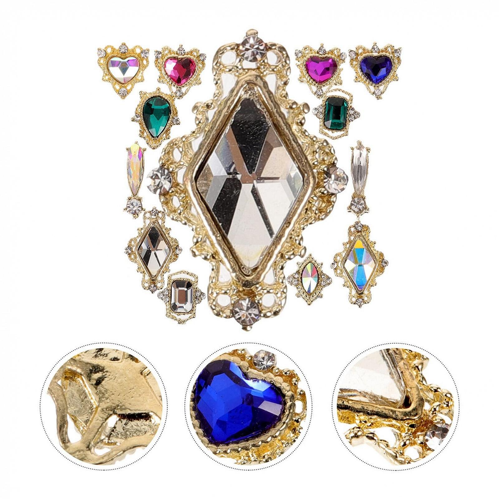 Стрази для нігтів FOMIYES, кольорові для гелевих нігтів, для нейл-арту, DIY вироби для манікюру, фото №4