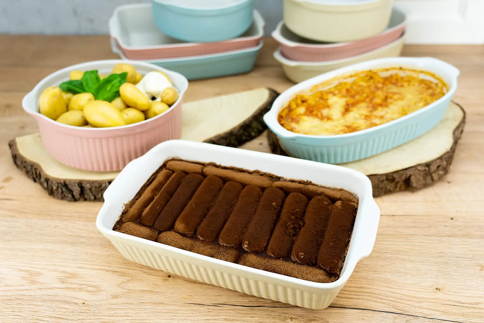 Форма для запекания Classic Pastel Kitchen 33054 Oval Черно-белая 33,5 см, фото №3