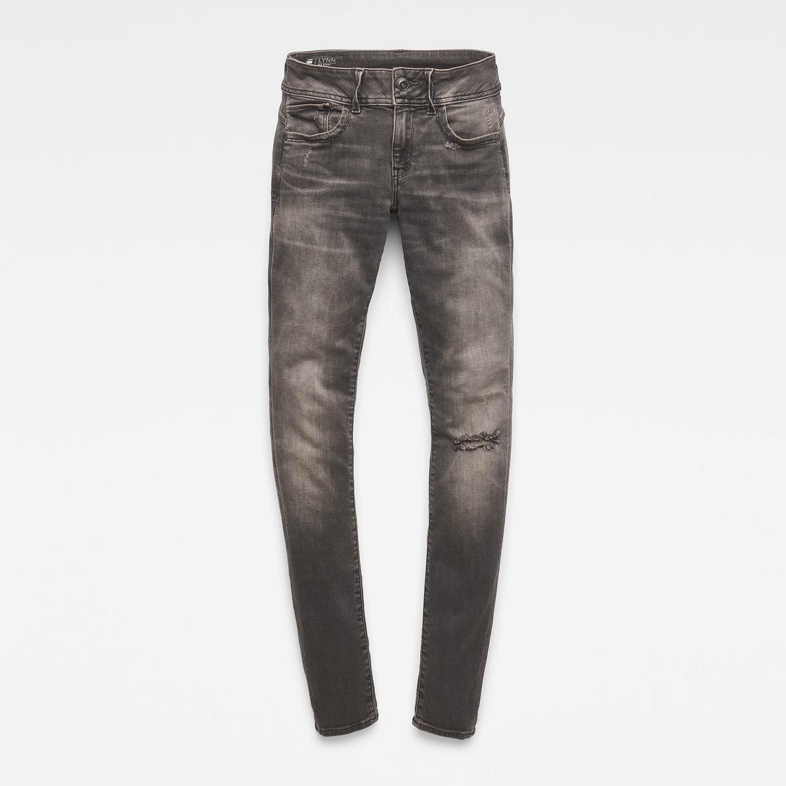 Жіночі джинси G‑STAR Lynn Mid Skinny Medium Aged Ripped - 27, фото №4 Жіночі джинси G‑STAR Lynn Mid Skinny Medium Aged Ripped - 27, фото №4