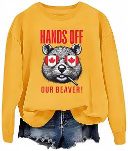 Свитшот Hands Off Kanada, Свитшот Hands Off Our Beaver, Футболка Canada Is Not For Sale - Фото 1