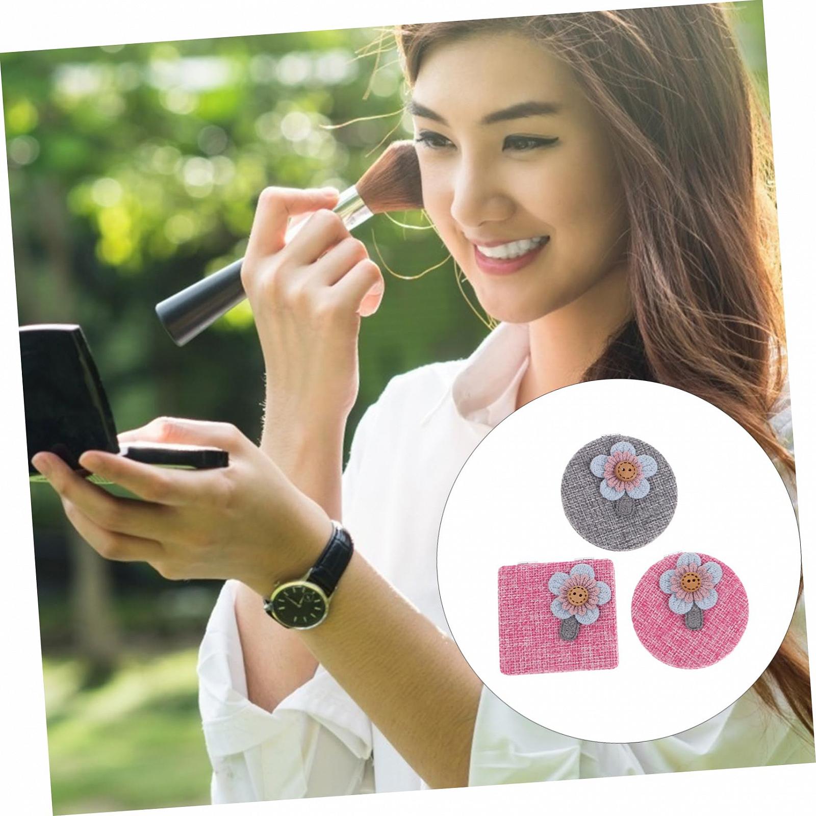 Ручное зеркало Angoily 6 STK из ткани одностороннее маленькое карманное зеркальце Retro ABS, фото №7 Ручное зеркало Angoily 6 STK из ткани одностороннее маленькое карманное зеркальце Retro ABS, фото №7