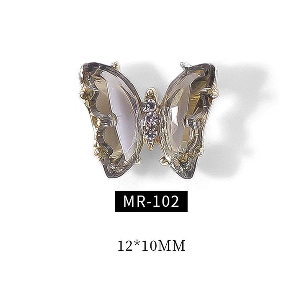 Набір 3D страз для нігтів Метелик, прикраси для манікюру, телефонів, ювелірних виробів, фото №7