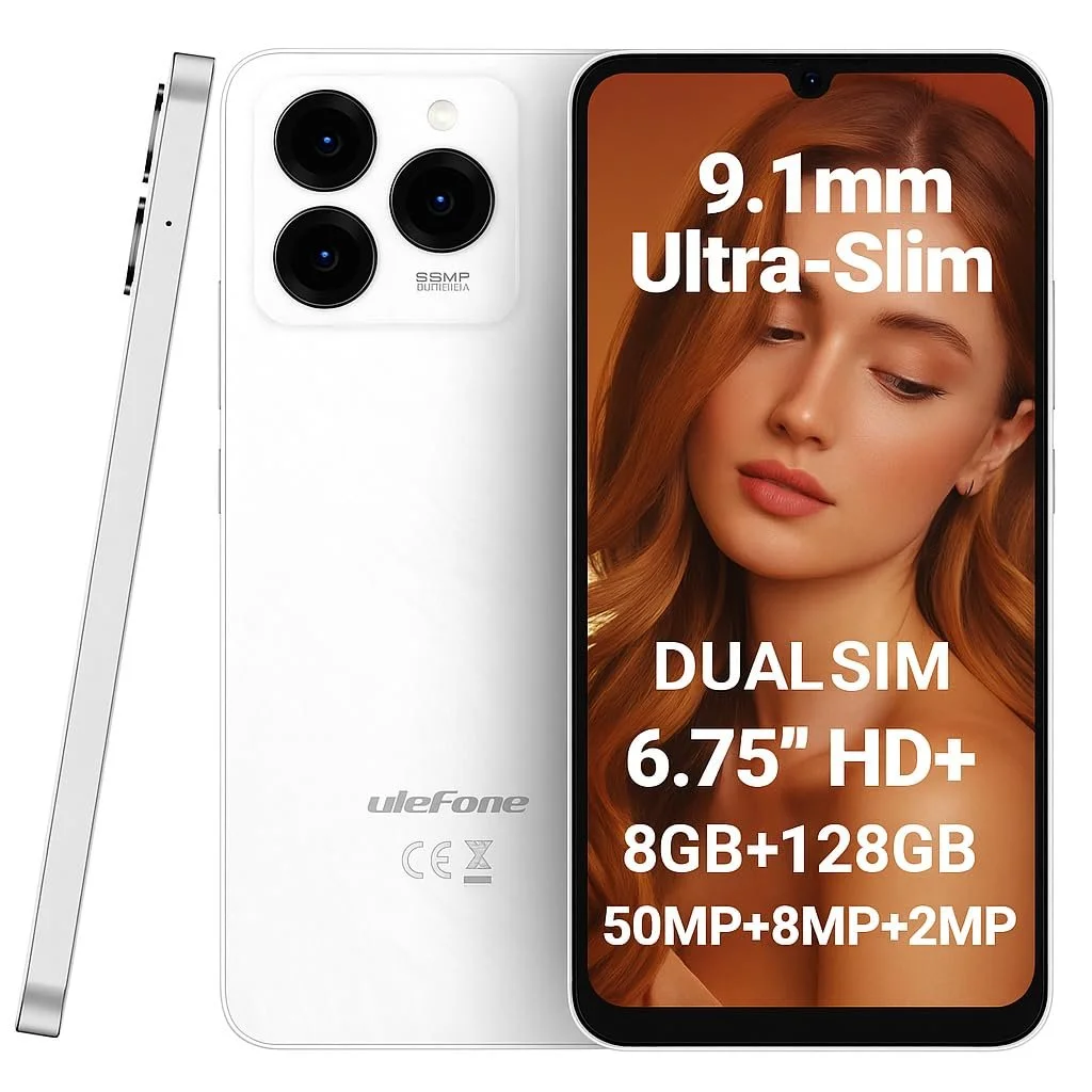 Смартфон Ulefone Note 20 Pro 8GB/128GB 6.75" 50MP+8MP+2MP 6000mAh Белый, фото №1