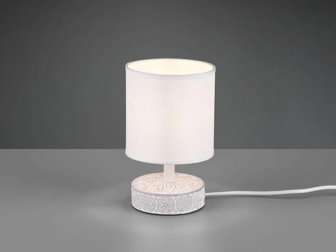Настільна лампа 20 см E14 White, фото №3