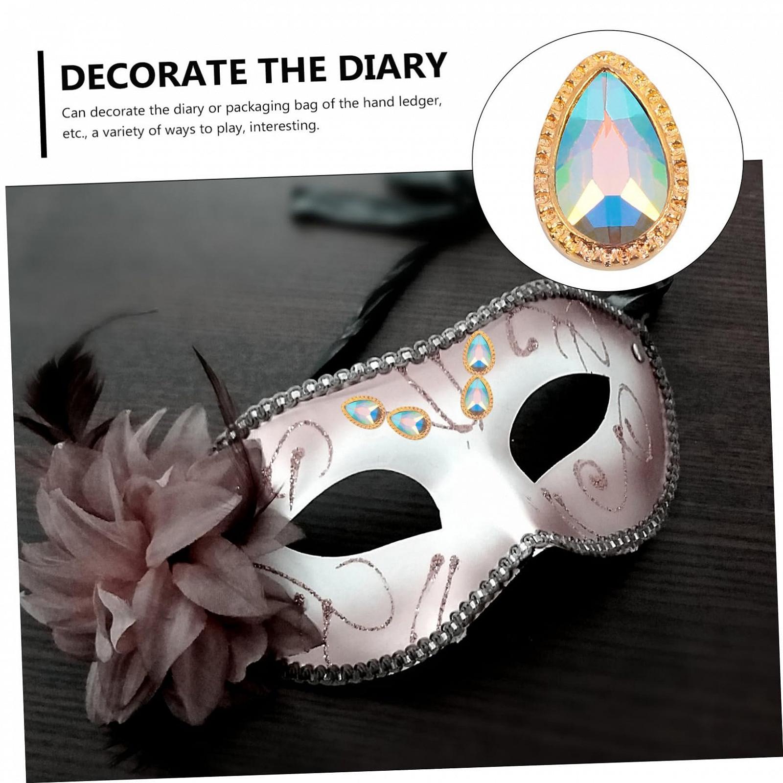 Стразы для ногтей MERRYHAPY Капля Характеристики Золотой, фото №4