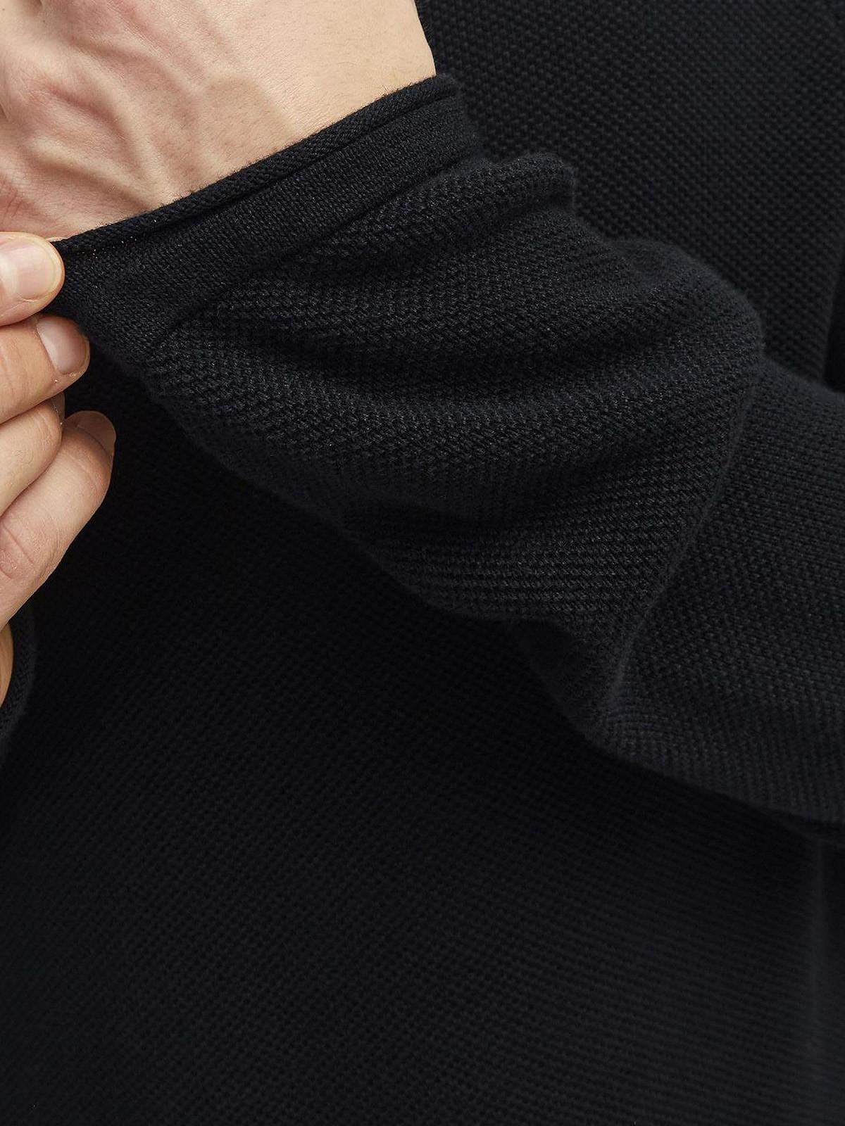 Джемпер JACK & JONES JJEHILL Чоловічий В'язаний З круглим вирізом Базовий З довгими рукавами Бавовняна сорочка, фото №7