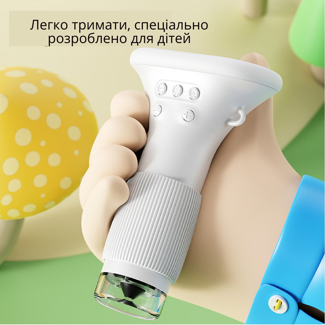 Портативный детский микроскоп / Цифровой / С функцией фото и видеосъемки ANESOK / Белый, фото №10 Портативный детский микроскоп / Цифровой / С функцией фото и видеосъемки ANESOK / Белый, фото №10