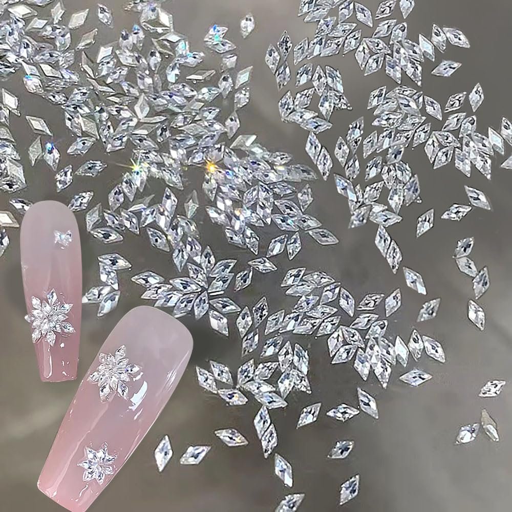 Стрази Діамант 3 мм 100 шт. срібні, фото №1