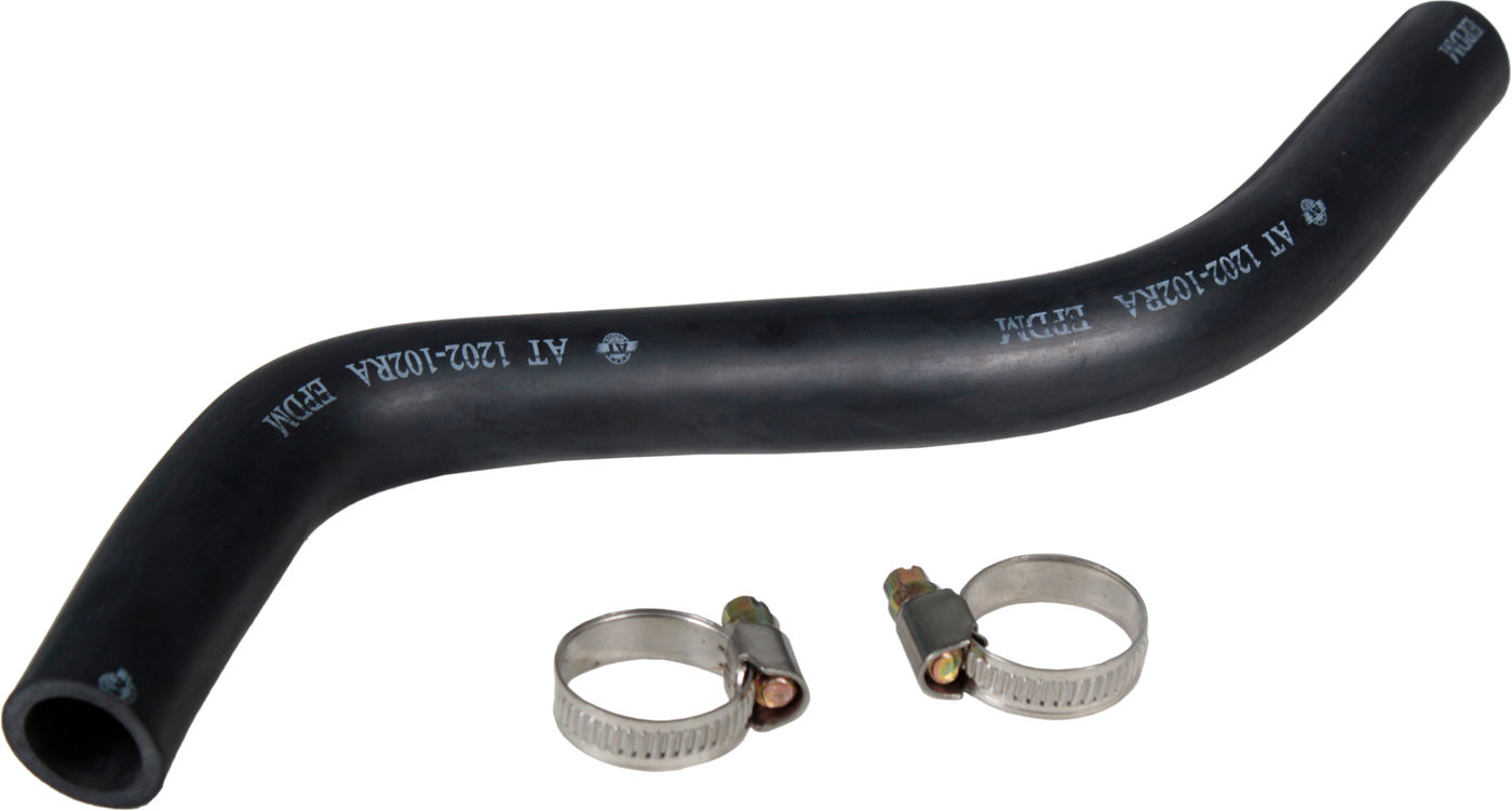 Патрубок пічки 1102-ЗАЗ підвідний АТ з хомутами AT 1202-102RA, фото №1 Патрубок пічки 1102-ЗАЗ підвідний АТ з хомутами AT 1202-102RA, фото №1