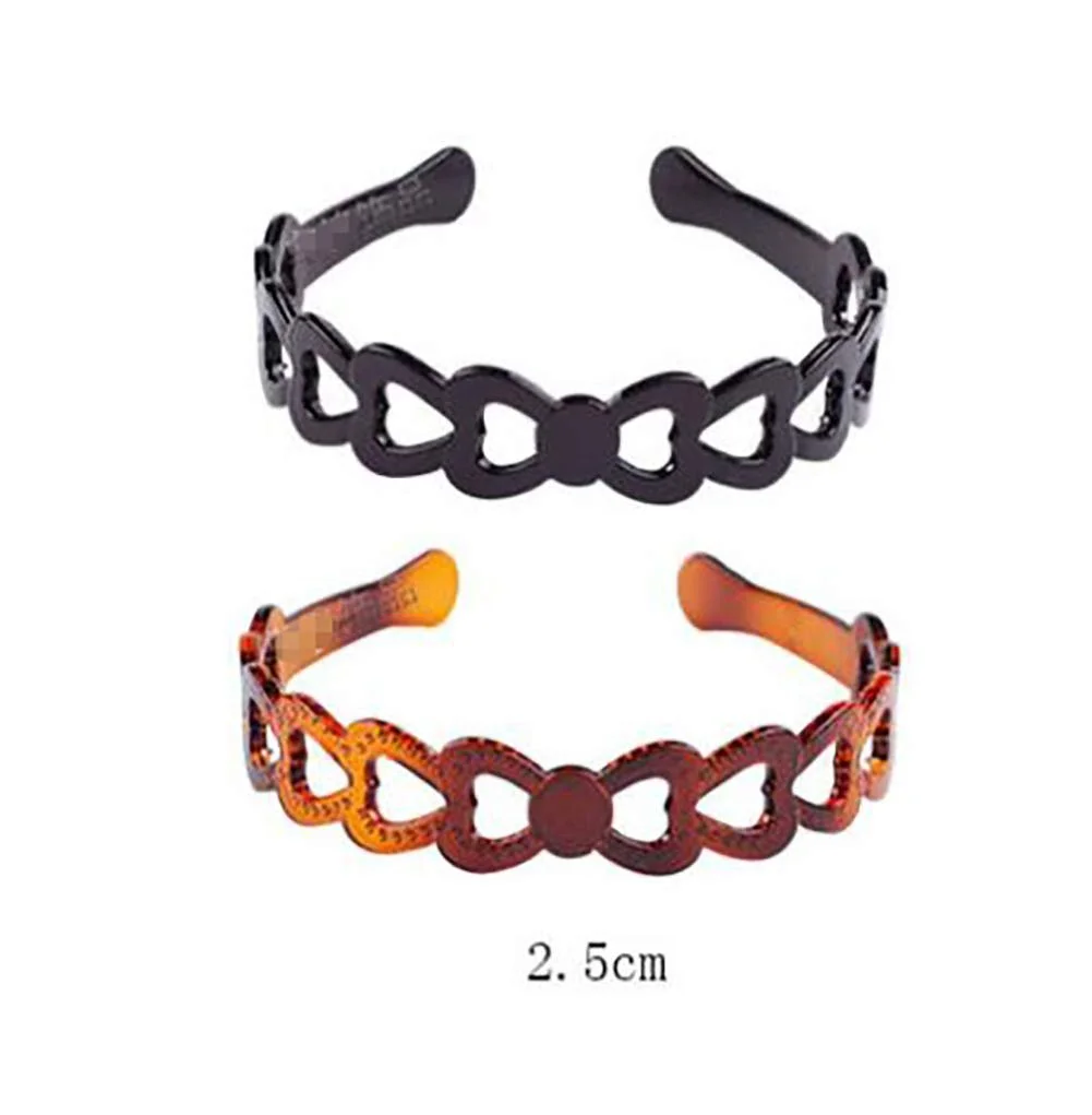 Обруч Чорний і Коричневий Твердий Пластиковий, фото №2