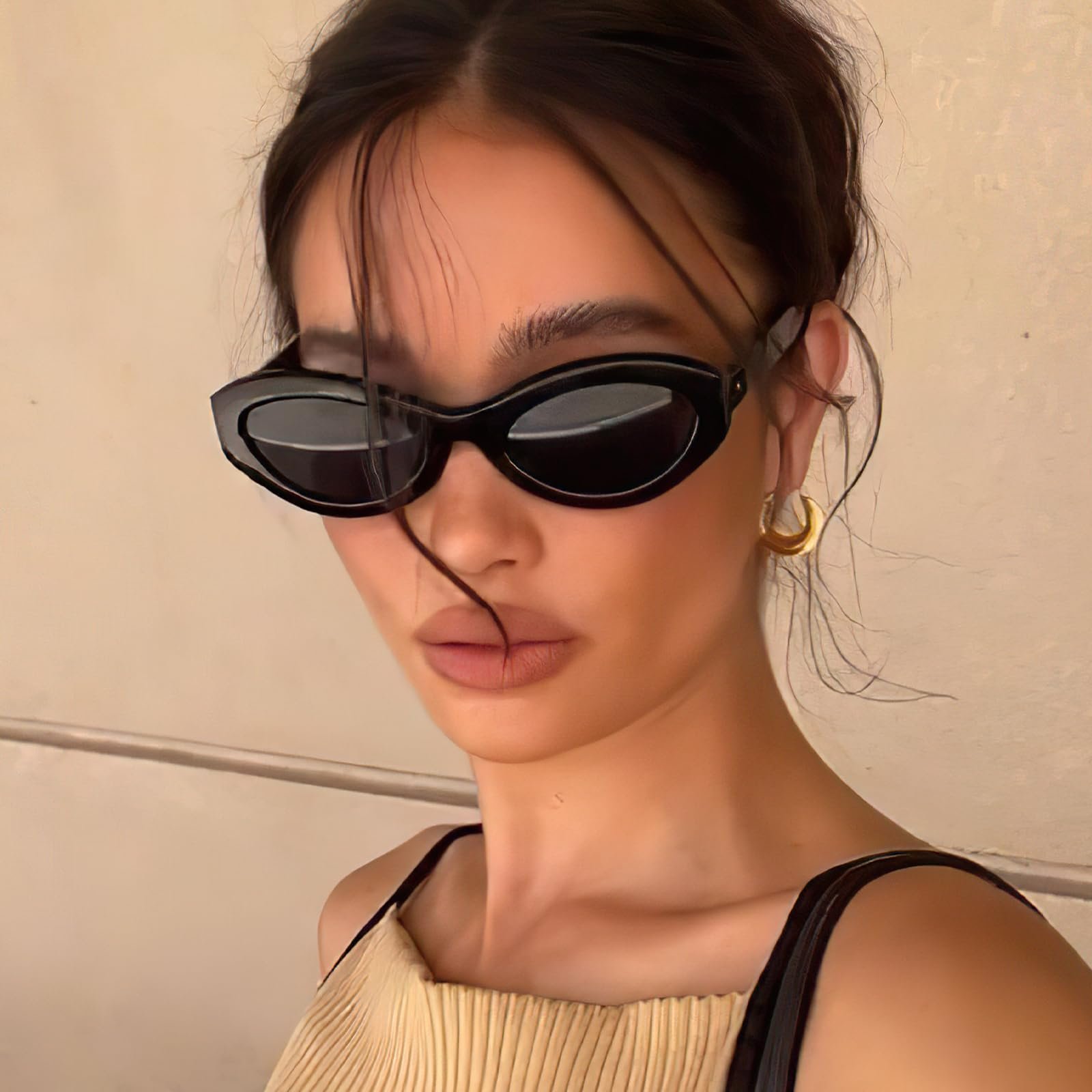 Овальні сонцезахисні окуляри Dollger Retro для чоловіків і жінок з захистом від ультрафіолету, доступні в різних кольорах, фото №4 Овальні сонцезахисні окуляри Dollger Retro для чоловіків і жінок з захистом від ультрафіолету, доступні в різних кольорах, фото №4