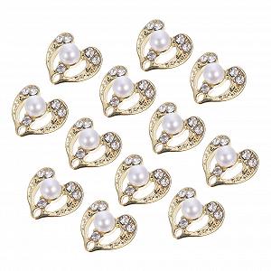 Украшения для ногтей (12 шт.) Жемчуг, Маникюрные украшения - Фото 1